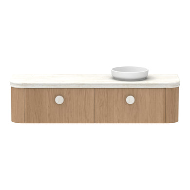 ADP Surry Wall Hung 1800mm Single Right Offset Bowl Vanity Cabinet