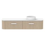 ADP Surry Wall Hung 1800mm Single Right Offset Bowl Vanity Cabinet