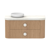 ADP Thea Wall Hung 1200mm Single Left Offset Bowl Vanity Cabinet
