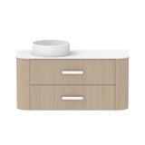 ADP Thea Wall Hung 1200mm Single Left Offset Bowl Vanity Cabinet