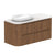 ADP Thea Wall Hung 1200mm Single Left Offset Bowl Vanity Cabinet