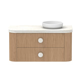 ADP Thea Wall Hung 1200mm Single Right Offset Bowl Vanity Cabinet
