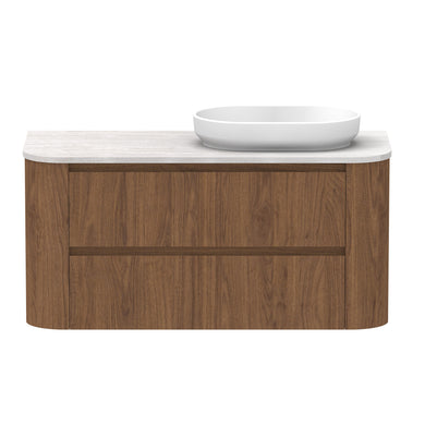 ADP Thea Wall Hung 1200mm Single Right Offset Bowl Vanity Cabinet