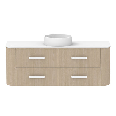 ADP Thea Wall Hung 1500mm Single Center Bowl Vanity Cabinet