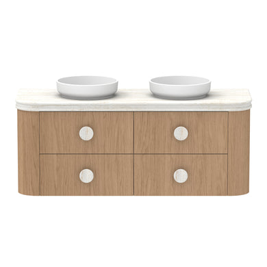 ADP Thea Wall Hung 1500mm Double Bowl Vanity Cabinet