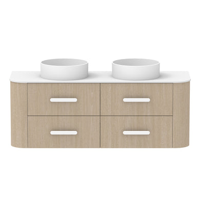 ADP Thea Wall Hung 1500mm Double Bowl Vanity Cabinet