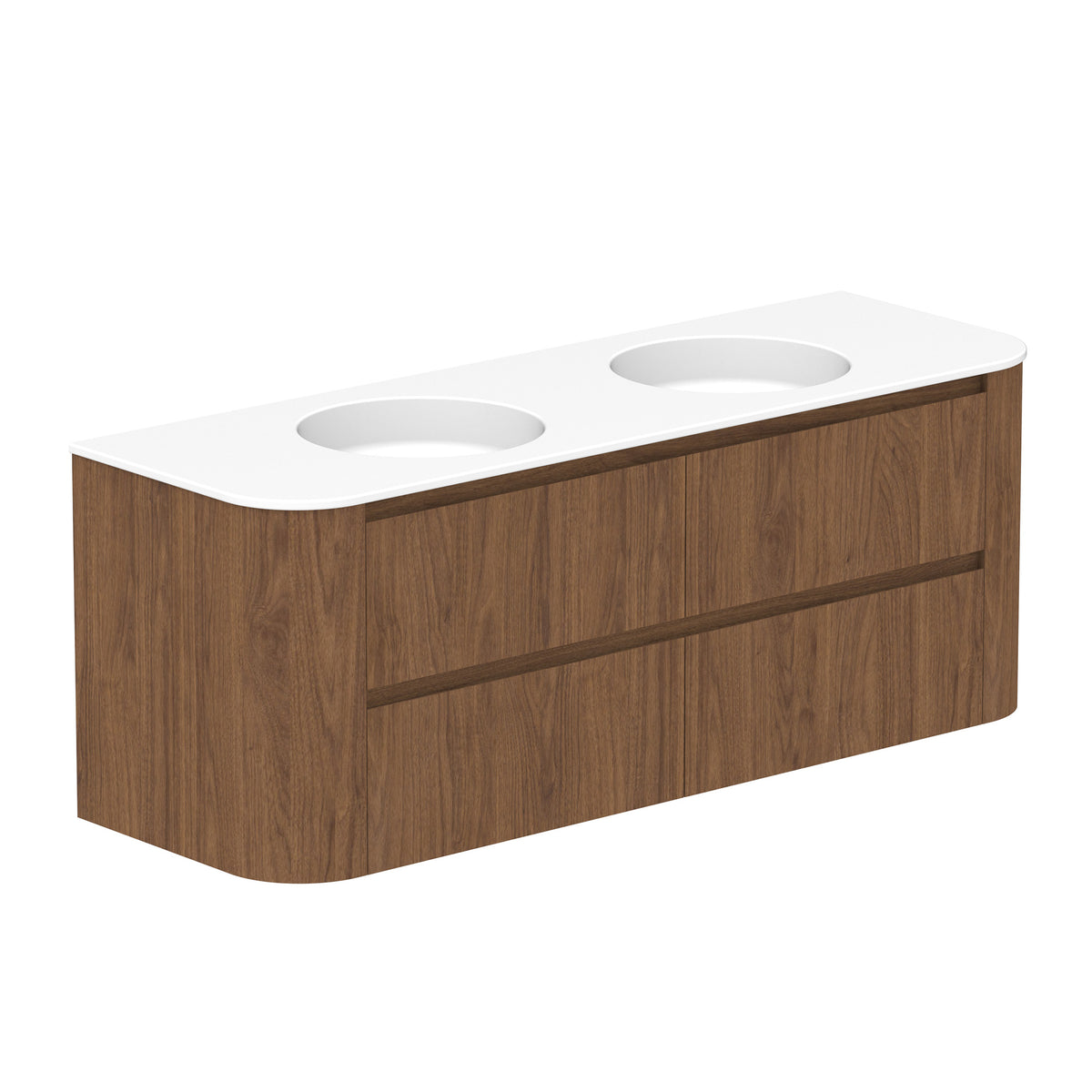 ADP Thea Wall Hung 1500mm Double Bowl Vanity Cabinet