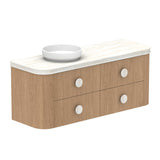 ADP Thea Wall Hung 1500mm Single Left Offset Bowl Vanity Cabinet