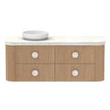 ADP Thea Wall Hung 1500mm Single Left Offset Bowl Vanity Cabinet