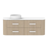ADP Thea Wall Hung 1500mm Single Left Offset Bowl Vanity Cabinet