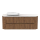 ADP Thea Wall Hung 1500mm Single Left Offset Bowl Vanity Cabinet
