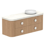ADP Thea Wall Hung 1500mm Single Right Offset Bowl Vanity Cabinet