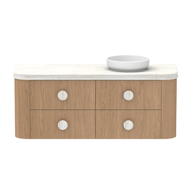 ADP Thea Wall Hung 1500mm Single Right Offset Bowl Vanity Cabinet