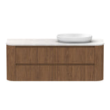 ADP Thea Wall Hung 1500mm Single Right Offset Bowl Vanity Cabinet