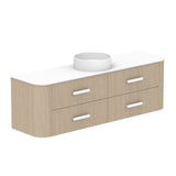 ADP Thea Wall Hung 1800mm Single Center Bowl Vanity Cabinet