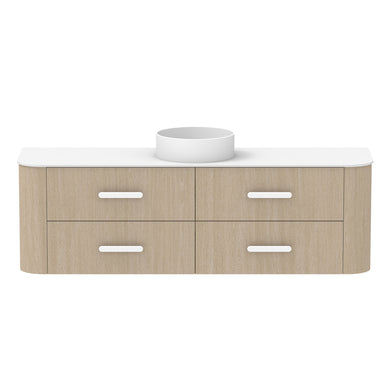 ADP Thea Wall Hung 1800mm Single Center Bowl Vanity Cabinet