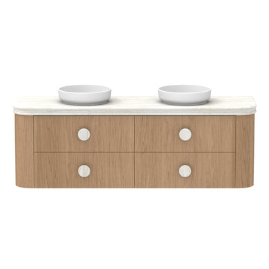 ADP Thea Wall Hung 1800mm Double Bowl Vanity Cabinet