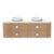 ADP Thea Wall Hung 1800mm Double Bowl Vanity Cabinet