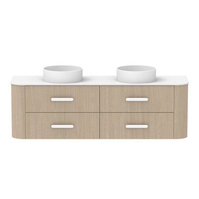 ADP Thea Wall Hung 1800mm Double Bowl Vanity Cabinet
