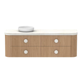 ADP Thea Wall Hung 1800mm Single Left Offset Bowl Vanity Cabinet