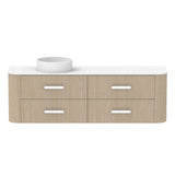ADP Thea Wall Hung 1800mm Single Left Offset Bowl Vanity Cabinet