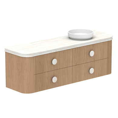 ADP Thea Wall Hung 1800mm Single Right Offset Bowl Vanity Cabinet