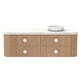 ADP Thea Wall Hung 1800mm Single Right Offset Bowl Vanity Cabinet