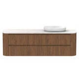 ADP Thea Wall Hung 1800mm Single Right Offset Bowl Vanity Cabinet
