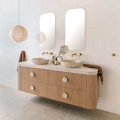 ADP Thea Wall Hung 1800mm Double Bowl Vanity Cabinet