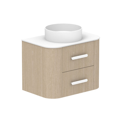 ADP Thea Wall Hung 750mm Single Center Bowl Vanity Cabinet