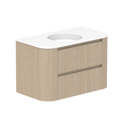 ADP Thea Wall Hung 900mm Single Center Bowl Vanity Cabinet