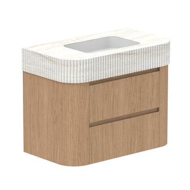 ADP Thea Wall Hung 900mm Single Center Bowl Vanity Cabinet