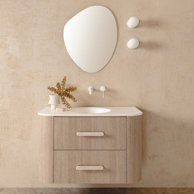 ADP Thea Wall Hung 900mm Single Center Bowl Vanity Cabinet