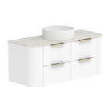 ADP Thirroul Wall Hung 1200mm Single Center Bowl Vanity Cabinet
