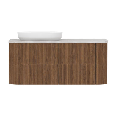 ADP Thirroul Wall Hung 1200mm Single Left Offset Bowl Vanity Cabinet
