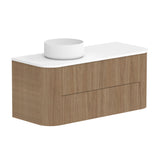 ADP Thirroul Wall Hung 1200mm Single Left Offset Bowl Vanity Cabinet