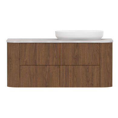 ADP Thirroul Wall Hung 1200mm Single Right Offset Bowl Vanity Cabinet