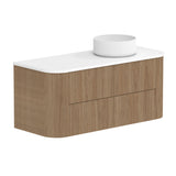 ADP Thirroul Wall Hung 1200mm Single Right Offset Bowl Vanity Cabinet