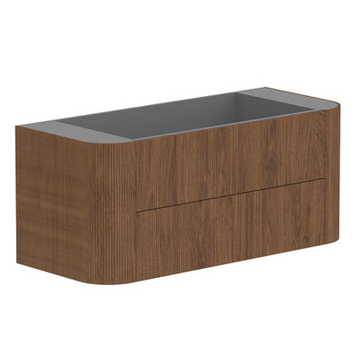 ADP Thirroul Wall Hung 1200mm Single Left Offset Bowl Vanity Cabinet