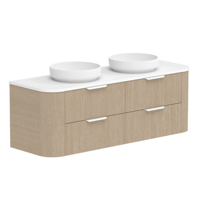 ADP Thirroul Wall Hung 1500mm Double Bowl Vanity Cabinet