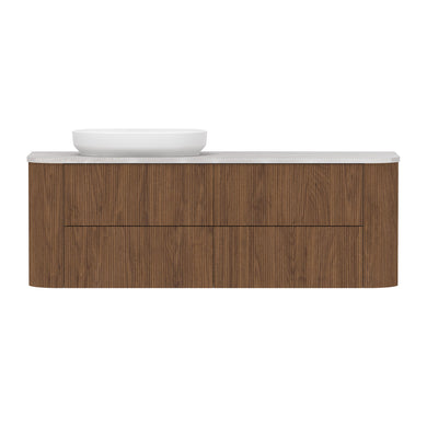 ADP Thirroul Wall Hung 1500mm Single Left Offset Bowl Vanity Cabinet