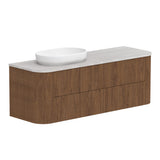 ADP Thirroul Wall Hung 1500mm Single Left Offset Bowl Vanity Cabinet