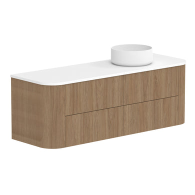 ADP Thirroul Wall Hung 1500mm Single Right Offset Bowl Vanity Cabinet