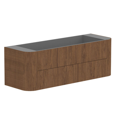 ADP Thirroul Wall Hung 1500mm Single Left Offset Bowl Vanity Cabinet