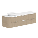 ADP Thirroul Wall Hung 1800mm Single Left Offset Bowl Vanity Cabinet