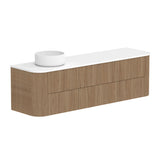 ADP Thirroul Wall Hung 1800mm Single Left Offset Bowl Vanity Cabinet