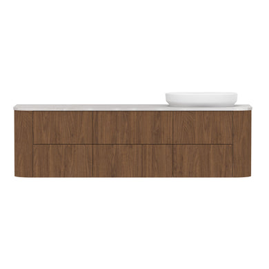 ADP Thirroul Wall Hung 1800mm Single Right Offset Bowl Vanity Cabinet