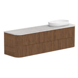 ADP Thirroul Wall Hung 1800mm Single Right Offset Bowl Vanity Cabinet