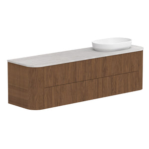 ADP Thirroul Wall Hung 1800mm Single Right Offset Bowl Vanity Cabinet