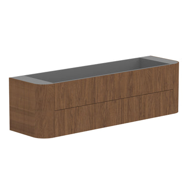 ADP Thirroul Wall Hung 1800mm Single Left Offset Bowl Vanity Cabinet